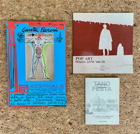 POP ART ITALIANA - Lotto unico di 3 cataloghi