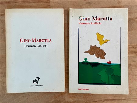 GINO MAROTTA - Lotto unico di 2 cataloghi