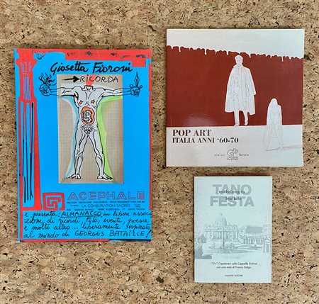 POP ART ITALIANA - Lotto unico di 3 cataloghi