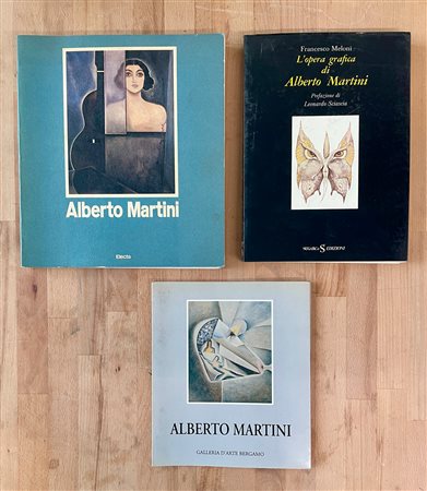 ALBERTO MARTINI - Lotto unico di 3 cataloghi