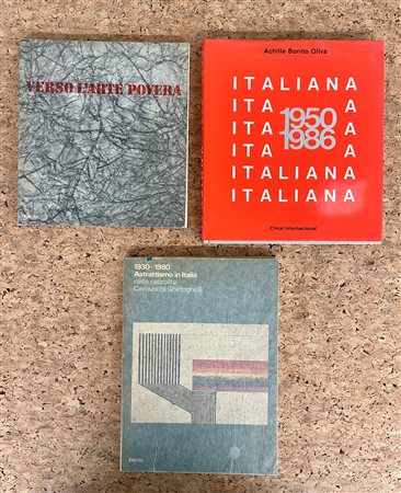 COLLETTIVE DI ARTE ITALIANA DEL DOPOGUERRA - Lotto unico di 3 cataloghi