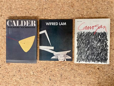 ALEXANDER CALDER, WIFREDO LAM E RAFAEL CANOGAR - Lotto unico di 3 cataloghi