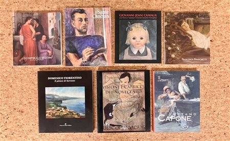PITTURA FIGURATIVA ITALIANA TRA '800 E '900 - Lotto unico di 8 cataloghi