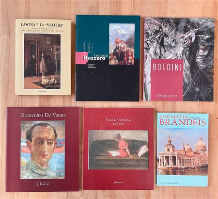 PITTURA E SCULTURA DELL'800 - Lotto unico di 6 cataloghi