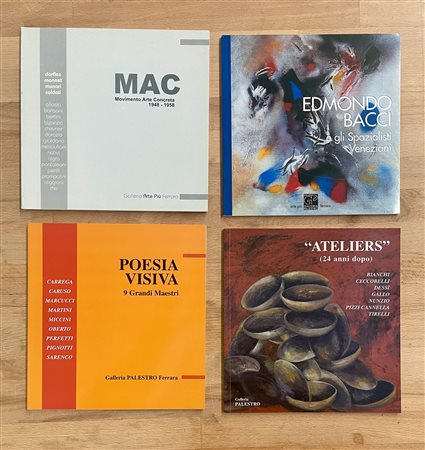 ARTE ITALIANA DEL DOPOGUERRA - Lotto unico di 4 cataloghi
