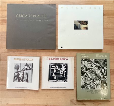 FOTOGRAFIA (ITALIA) - Lotto unico di 5 cataloghi