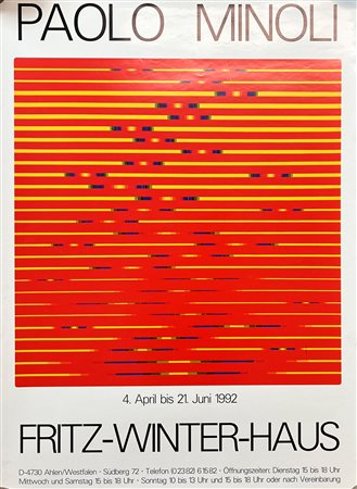 PAOLO MINOLI E GUALTIERO NATIVI - Lotto unico di 4 manifesti