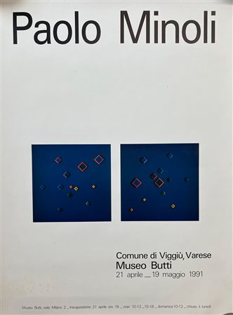 PAOLO MINOLI, FELICE CASORATI E LORENZO PIEMONTI - Lotto unico di 3 manifesti