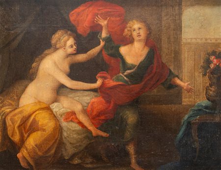 Scuola italiana, secolo XVIII - Giuseppe e la moglie di Putifarre