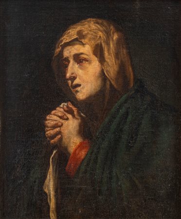 Bottega di Jusepe de Ribera (Xativa 1591 - Napoli 1652) - Madonna addolorata