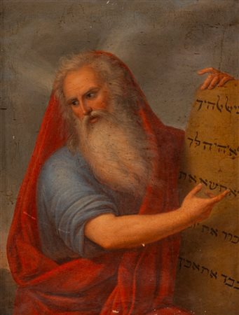 Scuola neoclassica - Mosè con le tavole della legge
