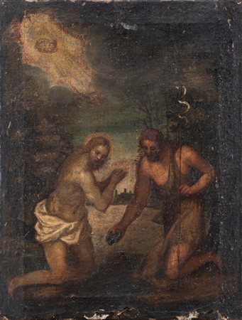 Scuola dell'Italia settentrionale, inizio secolo XVII - Battesimo di Cristo