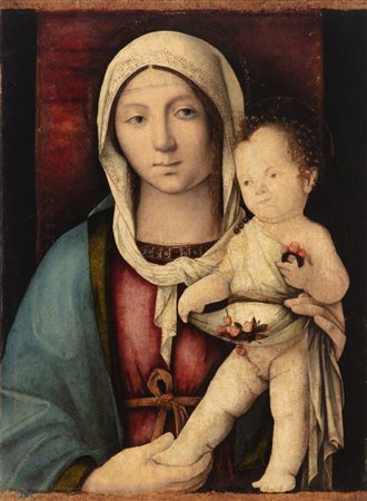 Bernardino Zaganelli (Cotignola 1460/1470 - circa 1510)  - Madonna con Bambino