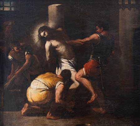 Luca Giordano (Napoli 1634 - 1705)  - Flagellazione di Cristo