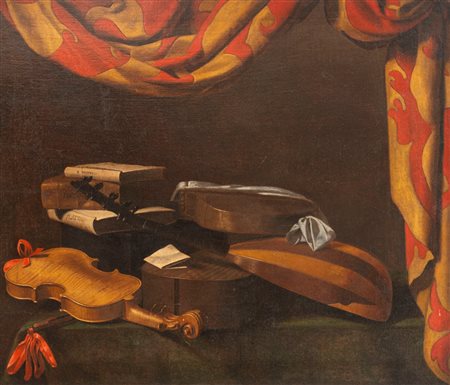 Evaristo  Baschenis (Bergamo 1617 - 1678)  - Strumenti musicali