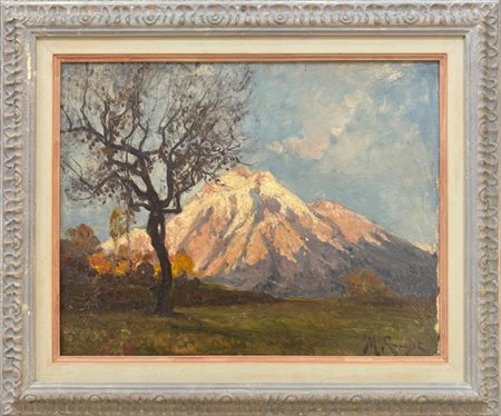 Mario Gachet Torino 1879 - 1981 Castiglione Torinese (TO) Monte Bianco