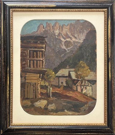 Luigi Zago Villafranca (VR) 1894 - 1952 Buenos Aires Verso il Monte Civetta, Dolomiti