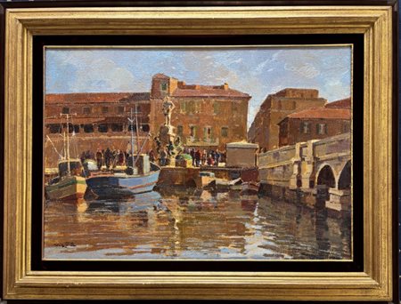 Angiolo Volpe Livorno 1943 - Vecchia Darsena, Livorno