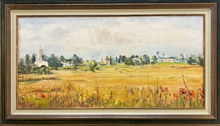 Paolo Punzo Bergamo 1906 - 1979 Paesaggio