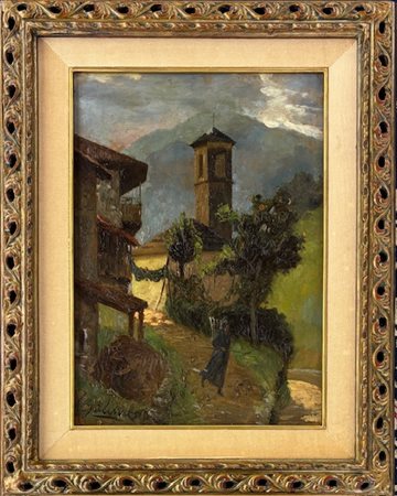 Dario Galimberti Chioggia 1881 - 1966 Chiesa di montagna