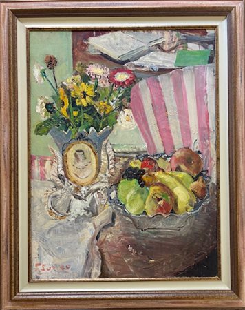 Paolo Punzo Bergamo 1906 - 1976 Natura Morta