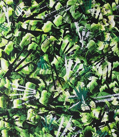 ANDREA BERTOLETTI Bollate (MI) 1991 GREEN LAWN 2013 Tecnica mista su tavola...