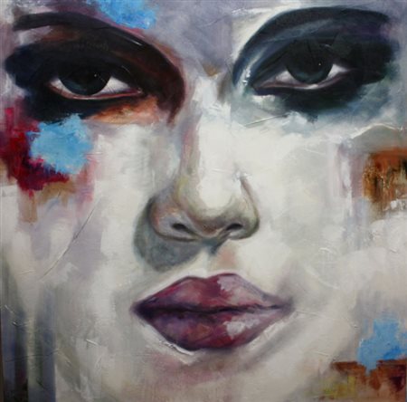 ANDREA TERRUZZI Desio (MB) 1986 SENZA TITOLO N.D. Acrilico su tela 80x80...