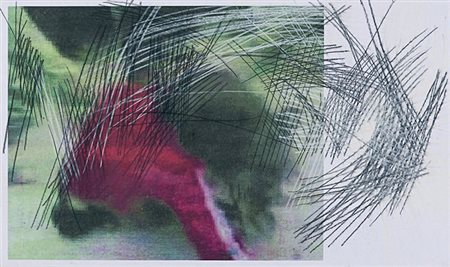 OLGA DANELONE Udine 1974 T-SHIRT 2009 Stampa ink-jet, pastello e cera 35x60...