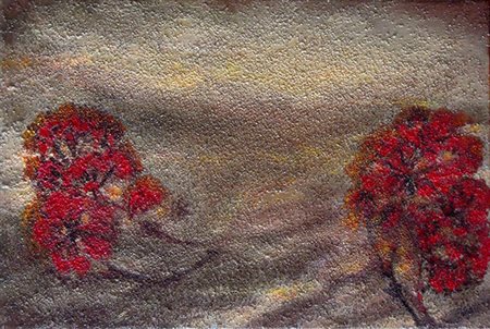 ELENA MURER San Donà di Piave (VE) 1950 NUVOLE 2012 Olio e sabbia su tela...