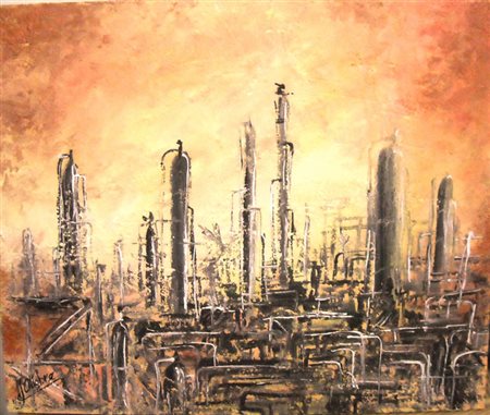 FRANCESCO OTTOBRE Formia (LT) 1956 ENERGETIKA 2013 Tecnica mista su tavola...