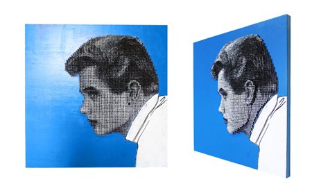 DRILL MONKEYS Duo artistico 1983 e 1985 JAMES DEAN 2014 Tecnica mista,...