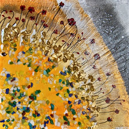 FANY Argentina 1971 NATURA 2010 Tecnica mista su tela 30x30 Certificato di...