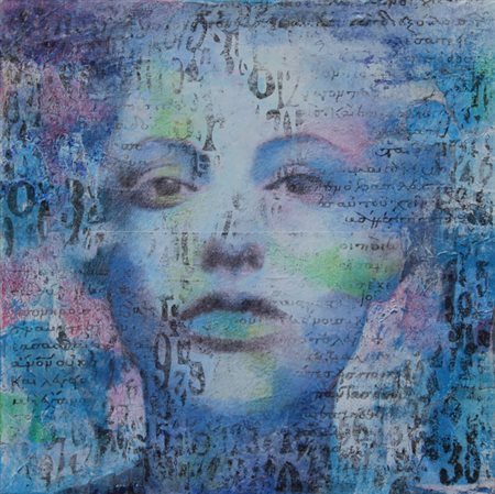 ALAN FECOLA Castellanza (VA) 1980 MATRIX 2011 Tecnica mista su tavola 40x40x5...