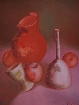 DONATO PAIANO Lecce 1945 LA VERRE QUI TOMBE 2000 Tecnica mista su tela 50x40...