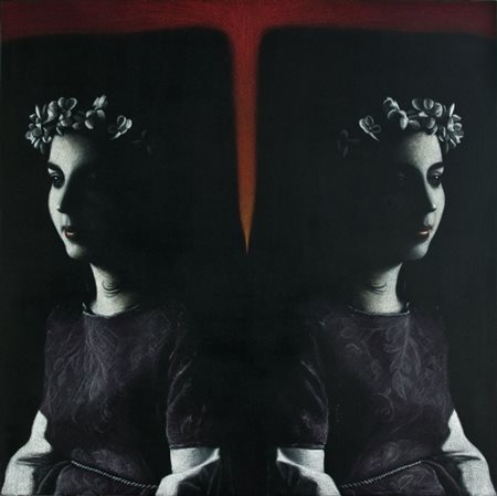 CESARE VIGNATO Vicenza 1959 ITALIA ITALIA 2011 Tecnica mista su tavola 80x80...