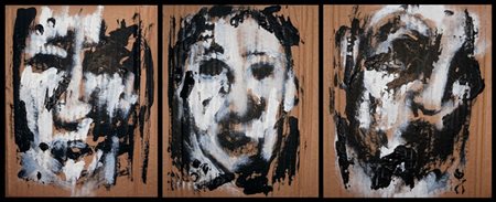 BONGIOVANNI DANIELE Palermo 1986 FRAGILI 2013 Acrilico su cartone applicato...