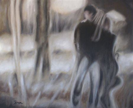 SALVATORE SFERRAZZA Caltanissetta 1964 RITORNO 2005 Olio su tela 80x100...