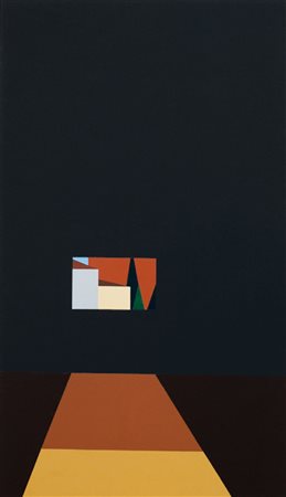 FEDERICA SCOPPA Roma 1965 CASA DEL PITTORE 2008 Acrilico su tela 77x45...