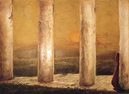 JANE VITALE Foligno 1964 TEMPO INFINITO 2005 Acrilico su tavola 61x81...