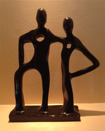 GIUSEPPE MENOZZI Pavia 1966 TODO BLACK 2014 Porcellana smaltata 45x25x8...