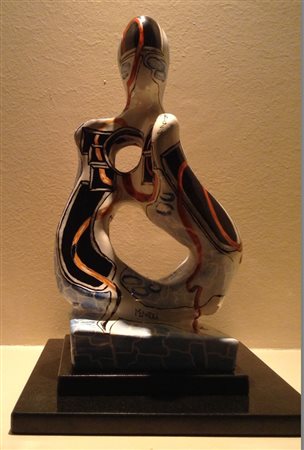 GIUSEPPE MENOZZI Pavia 1966 A TREAD OF SKY 2014 Terra smaltata 35x15x15...