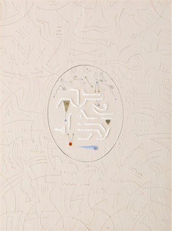 MARIO DE LEO Ruvo di Puglia (BA) 1944 CIRCUITO ESTATICO 2013 Tecnica mista su...