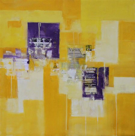 PAOLO CHIAPETTO Palermo 1952 SENZA TITOLO 2014 Tecnica mista su tela 100x100...