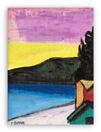 POMPEO BORRA (1898-1973) - Senza Titolo (Spiaggia), 1973 circa