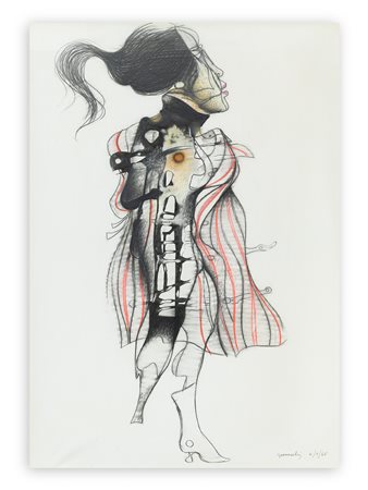 GIUSEPPE GUERRESCHI (1929-1985) - Ottavia manunta, 1965