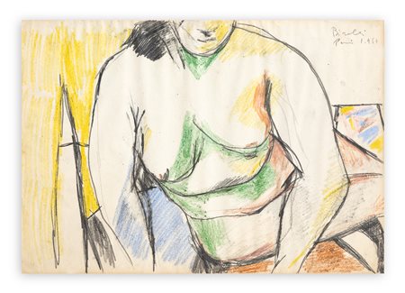 RENATO BIROLLI (1905-1959) - Senza Titolo (Nudo femminile), 1947