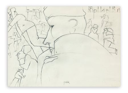 EMILIO TADINI (1927-2002) - Senza Titolo (Maurizio)