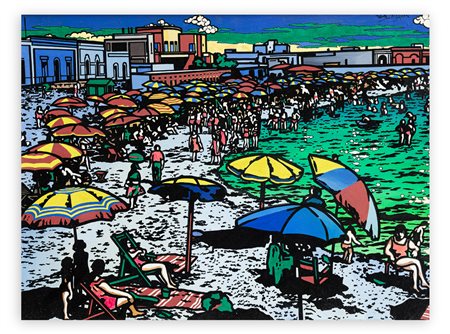 ERCOLE PIGNATELLI (1935) - Sabbia affollata, 1969