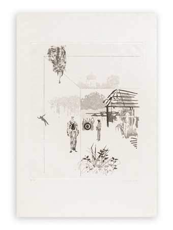 GIANFRANCO FERRONI (1927-2001) - Per il rispetto II, 1971