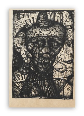 ARNULF RAINER (1929) - Kopf des Tauchers (Verweigert eure Geburt), 1950